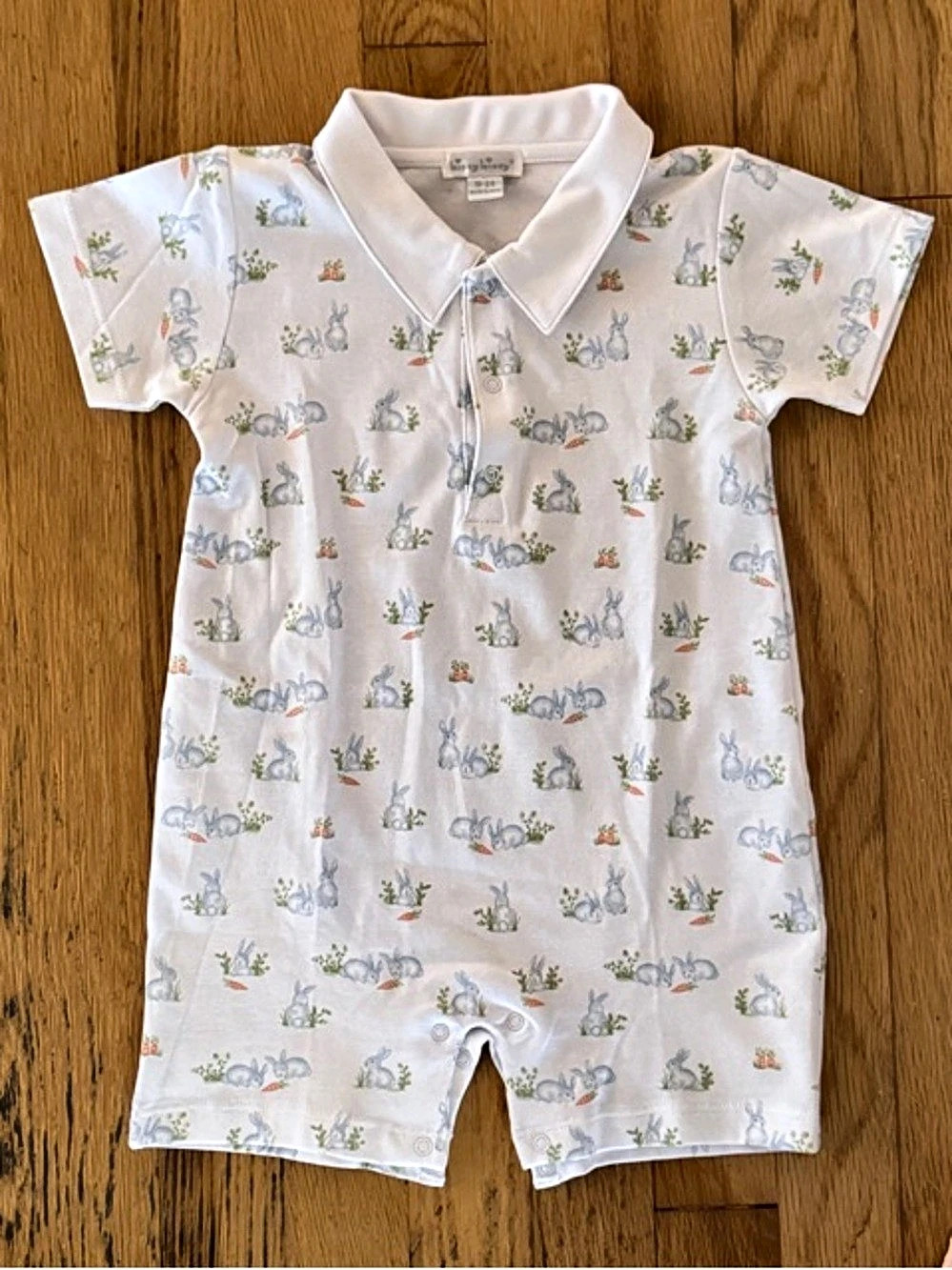 Baby Rabbit Collared Romper